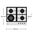 Plitə Beko HILW 64225 SW