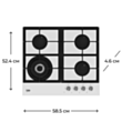 Варочная поверхность Beko HILW 64225 SW