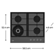 Plitə Beko HILW 64225 SZG