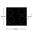 Plitə Samsung NZ64T3506AK/WT