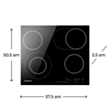 Plitə Samsung NZ64T3516AK/WT