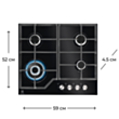 Варочная поверхность Electrolux GPE363YK