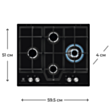 Варочная поверхность Electrolux GME363NB
