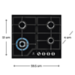 Plitə Electrolux GPE363MB