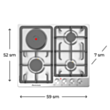 Plitə Electrotech Ikos 60 3GP-ML