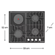 Plitə Electrotech Kup 60 3GP Qara