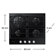 Plitə Samsung NA64H3010AK/WT