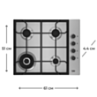 Варочная поверхность Beko HIBW64125SX