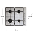  Варочная поверхность Beko HIZG 64120 X