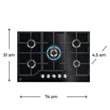 Plitə Electrolux KGG75362K	