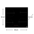 Plitə Franke FHR 604 C T BK