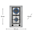 Plitə Teka EFX 30 2G AI AL