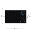 İnduksion plitə Electrolux KDI951723K