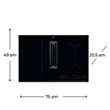 İnduksion plitə Electrolux KCC83443