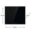 İnduksion plitə Gorenje GI6401BCE