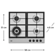 Варочная поверхность Beko HIAW64225SXE