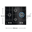 Plitə Electrolux KGG6456K