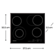 Plitə Samsung NZ64T3516QK/WT