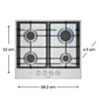 Plitə Bosch PCP6A5I90M
