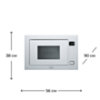Микроволновая печь Franke FMW 250 CR2 G WH