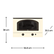 Mikrodalğalı soba Teka MWR 22 BI Beige