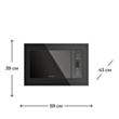 Микроволновая печь Electrotech MW ET555-T3 Black 