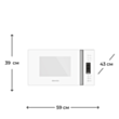 Микроволновая печь Electrotech MW ET555-T3 White