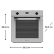 Духовой шкаф Electrotech Grey Glass Set Oven 