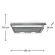 Вытяжка Bosch DFT63CA50Q
