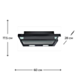 Вытяжка Bosch DFT63CA60Q