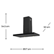 Aspirator Electrotech Oblo 90 Black