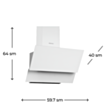 Aspirator Electrotech Alno Duo 60 White