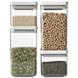 Контейнер для хранения Brabantia Jar Sets Square 4 предмета 122569