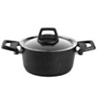 Qazan dəsti Schafer Black Stone 7 parça Qara 8699131858424