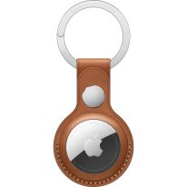 Apple Airtag Leather Key Ring Saddle Brown / MX4M2ZM/A