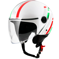 Helmet MT Street Scope C5 Gloss pearl L Red