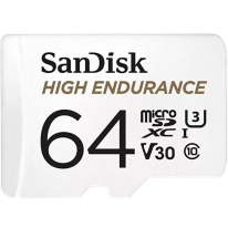 SanDisk 64GB High End. microSDHC 4K 30KHOURS	