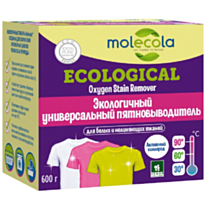 Экологичный пятновыводитель Molecola Ecological для белых и нелиняющих тканей 600г 4650128570068