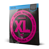 D-Addario EXL170-5 XL Nickel Wound 45-130 Regular Light