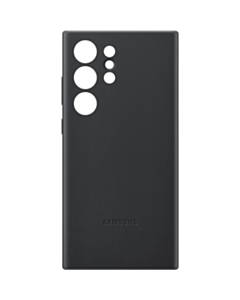 Qoruyucu örtük Samsung S23 Ultra Leather Case Black EF-VS918LBEGRU