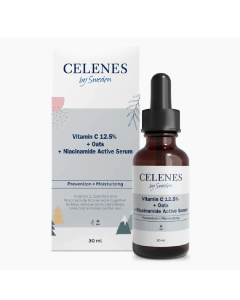 Сыворотка для лица Celenes Витамин С 12,5% овес и ниацинамид 30мл