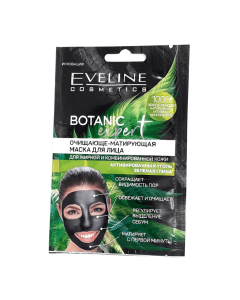 Маска для лица Eveline Botanic Expert матирующая для жирной и комбинированной кожи 5мл