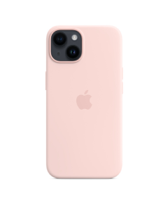 Чехол iPhone 14 Silicone With MagSafe- Chalk Pink MPRX3ZM/A