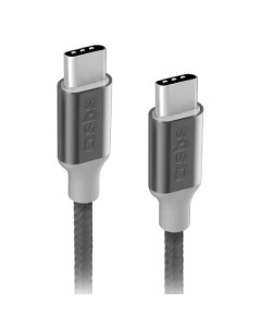 Cable SBS Type-C 1.5m Silver - TECABLETCC20BK