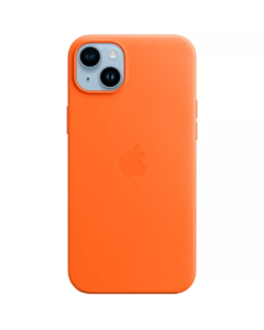 Чехол iPhone 14 Plus Leather With MagSafe-Orange MPPF3ZM/A