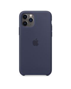 Qoruyucu örtük iPhone 11 Pro Silicone-Midnight Blue
