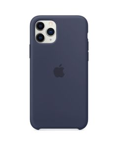 Qoruyucu örtük iPhone 11 Pro Max Silicone Midnight Blue