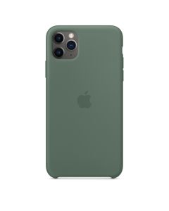 Qoruyucu örtük iPhone 11 Pro Silicone-Pine Green