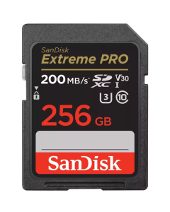 SD SanDisk Extreme Pro 256GB 200MB/s