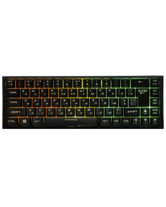 Gaming Keyboard 2E KG360 RGB 68 KEY WL Black KG360UBK